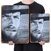 Clint Eastwood - Vintage Metal Signs - 20*30cm/30*40cm - Western&Movie