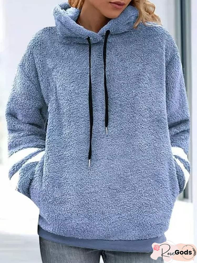 Plain Loose Hoodie Sweatshirts
