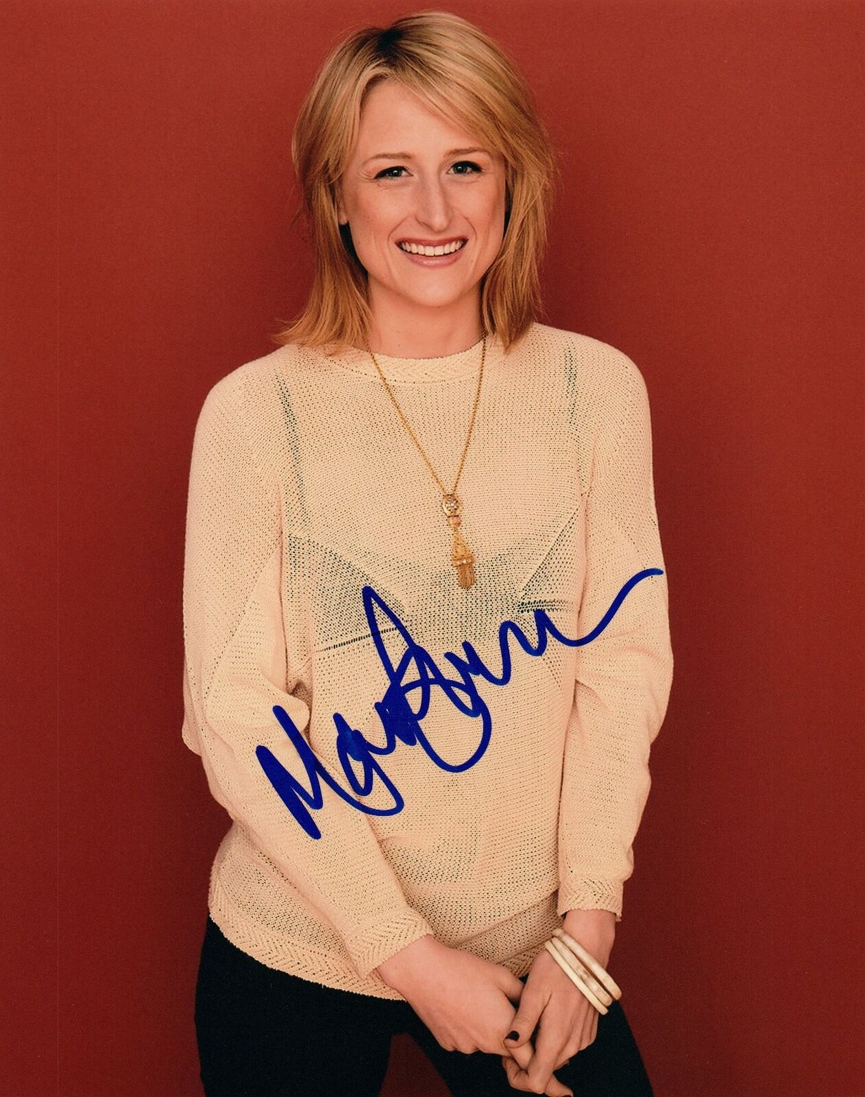 Mamie Gummer Signed Autographed 8x10 Photo Poster painting The Good Wife COA VD