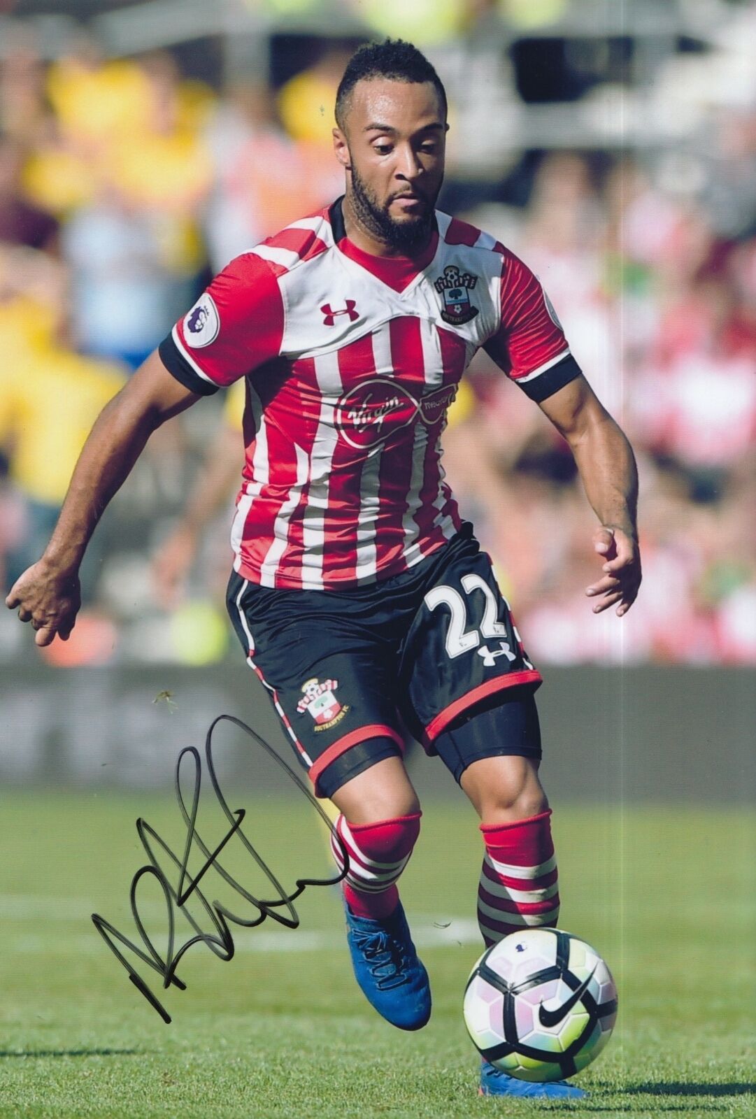 SOUTHAMPTON HAND SIGNED NATHAN REDMOND 12X8 Photo Poster painting 3.