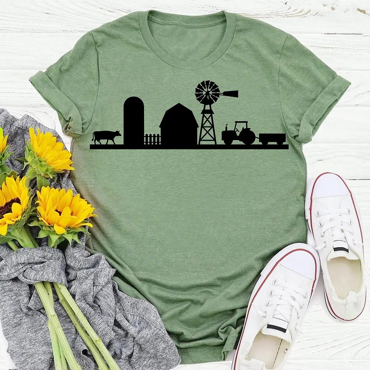 PSL - farm life village life T-shirt Tee -04050