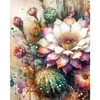 Diamond Painting -DIY Full Square Drill Cactus Flower(40*50CM)