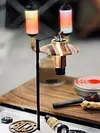 Collapasible Camping Folding Lamp Pole Aluminum Alloy Lantern Holder for Outdoor