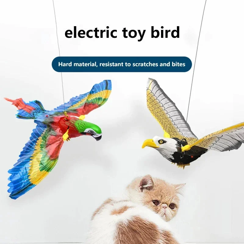 🔥LAST DAY 49% OFF-Simulation Bird Interactive Cat Toy for Indoor Cats 