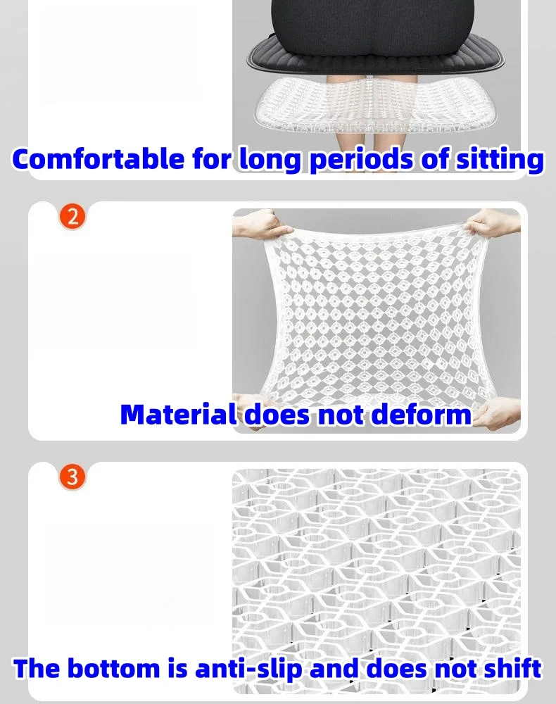 Multifunctional vehicle electric heating seat cushion