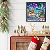 Christmas House - Diamond Painting - Partial Special Shaped Drill(Canvas|30*30cm)