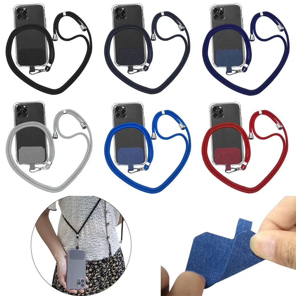 Universal Crossbody Nylon Patch Phone Lanyards