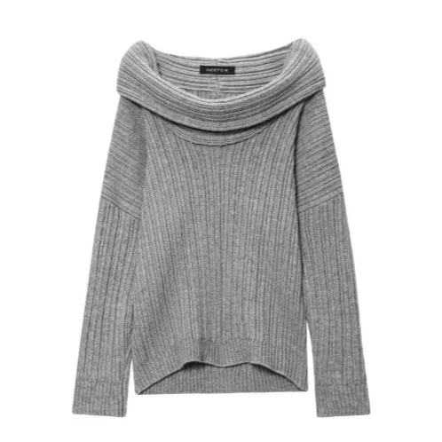 Nigikala Nigikala Lazy Shoulder Shoulder Knit Shirt Sweater