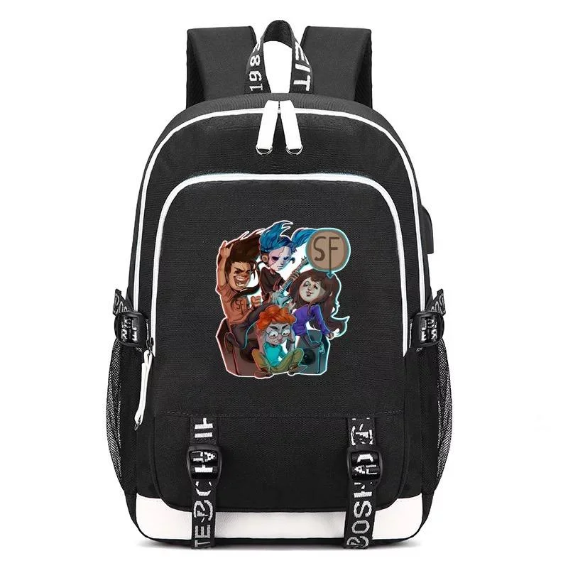 Buzzdaisy Game Sally Face Backpacks Kids School Bags Teenagers Backpack 16 Inch Mochila Can Customized