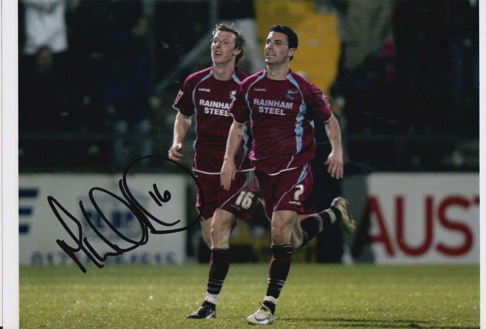 Martyn Woolford Hand Signed 12x8 Photo Poster painting - Scunthorpe United Autograph 6.