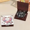 Herzf&ouml;rmige Blume aus Holz - 5d DIY Handwerk Memo Box