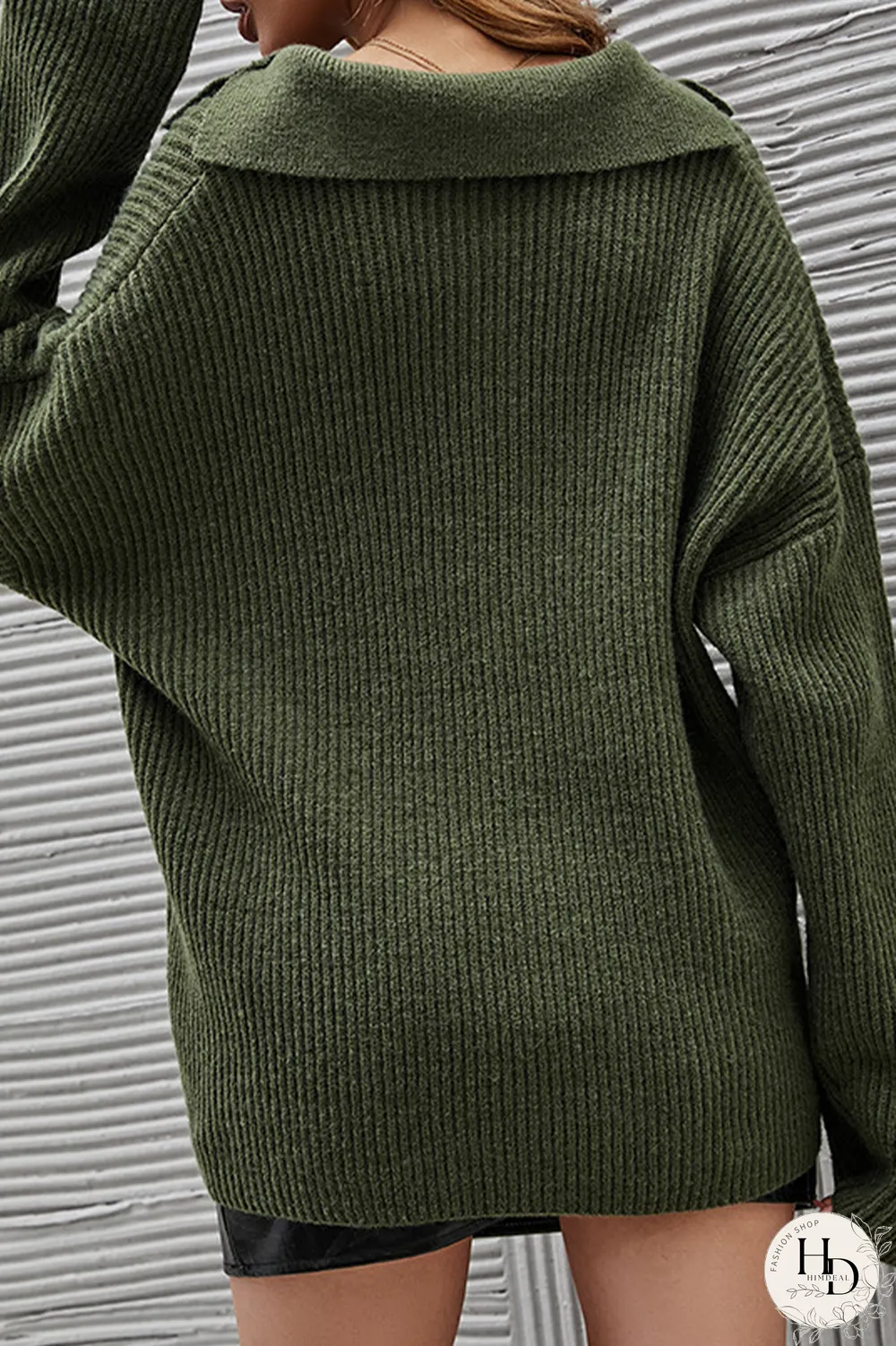 Casual Solid Patchwork Turndown Collar Tops(7 Colors)