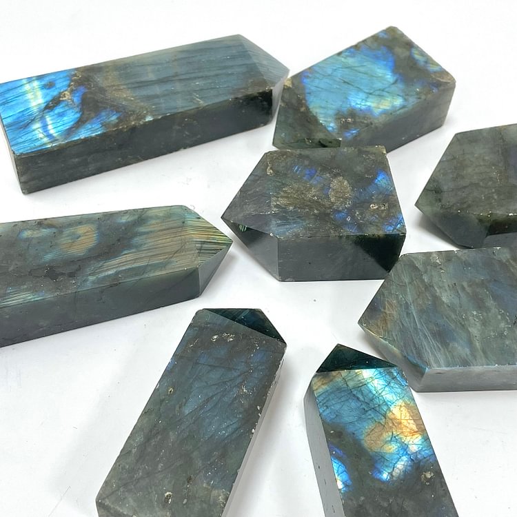 Labradorite Point Tower 3pcs