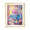 Piano-16CT Stamped Cross Stitch Egyptian Cotton 74*93cm/29.13*36.61in (Big Size) tapestrymarket