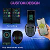 [DIY Pattern LED Luminous Mask] APP controllable long standby dance nightclub mask