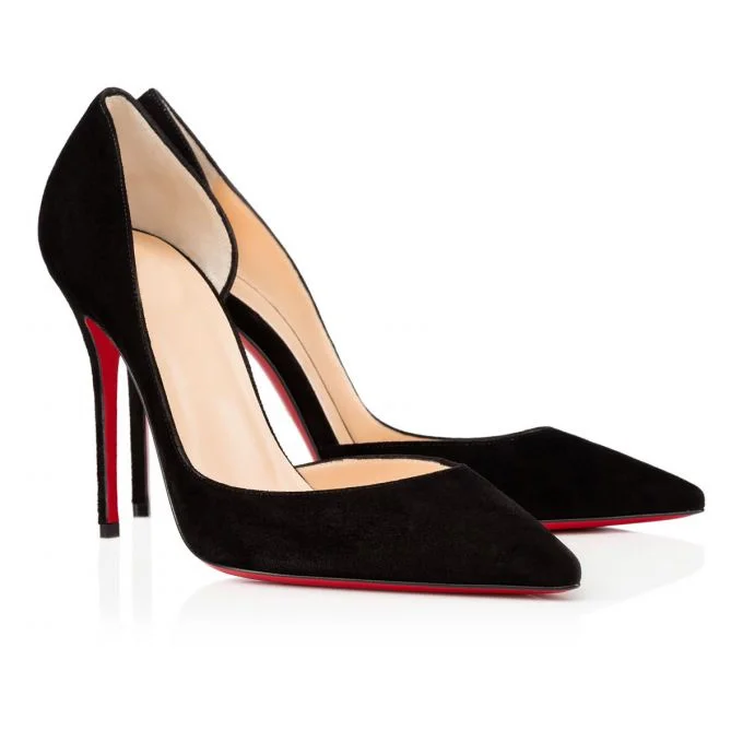 100mm Red Bottom Women's Party Wedding Heels Pumps-MERUMOTE