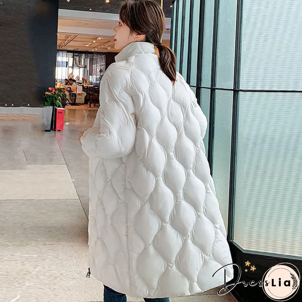 New Women Winter Down Jackets Warm Long Slim Coat And Jacket Female Big Swing Women Snow Outwear