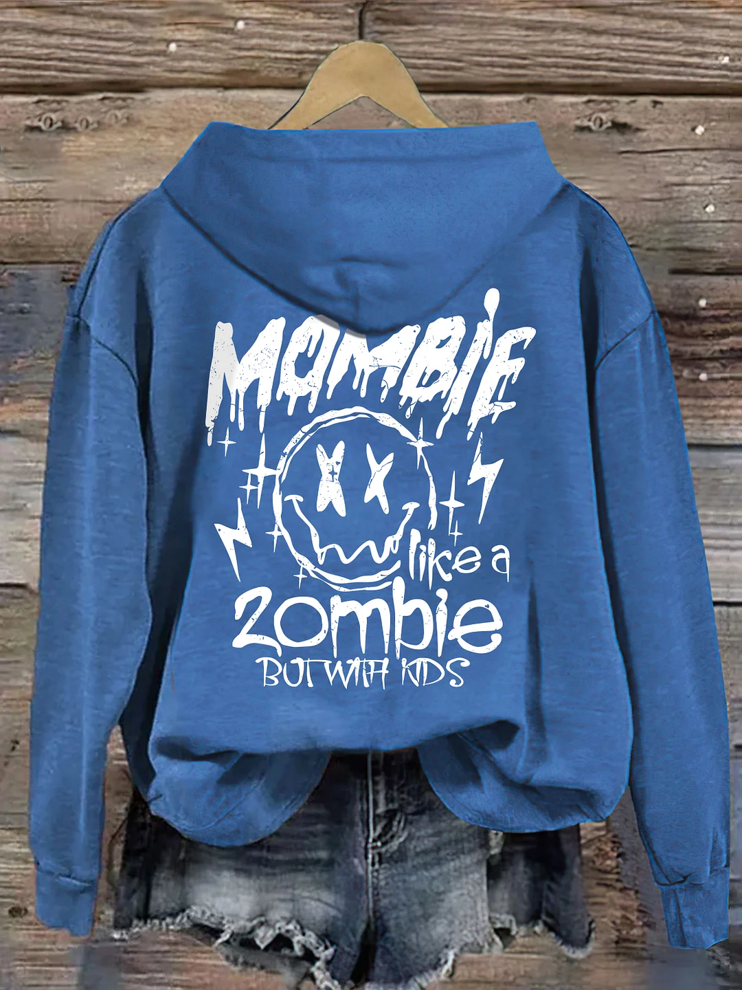 Mombie Like A Zombie But With Kids Hoodie