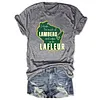 I Drank Too Much At Lambeau And Woke Up On Lafleur Green Bay Packers Tee