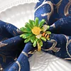 Colorful Sunflower Daisy Catering Napkin Ring