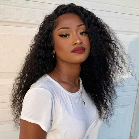 WEQUEEN "Ava" Water Wave 13x4 Lace Front Wig Glueless Human Virgin Hair