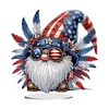 DIY Independence Day Gnome Diamond Painting Desktop Ornaments