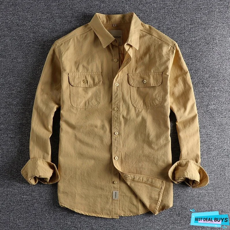 Frank Hardy Classic Long Sleeve Cotton Shirt