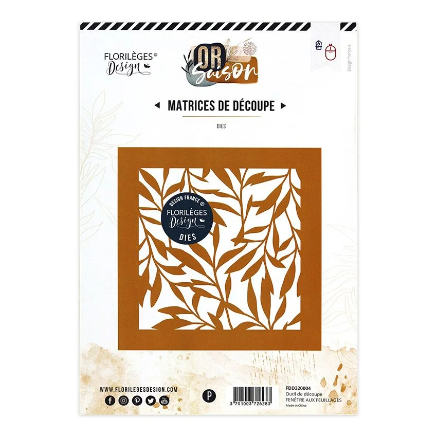 Piggy Craft metal cutting dies cut die mold Various leaf frame series Scrapbook paper craft knife mould blade punch stencils die