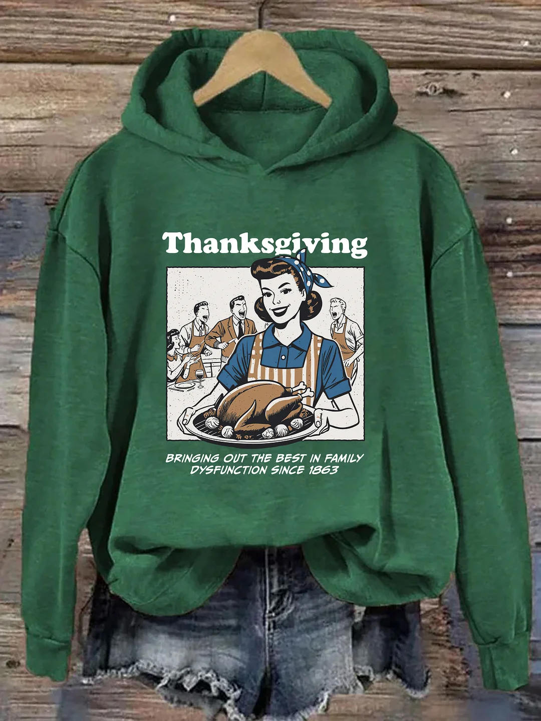 Vintage Thanksgiving Hoodie