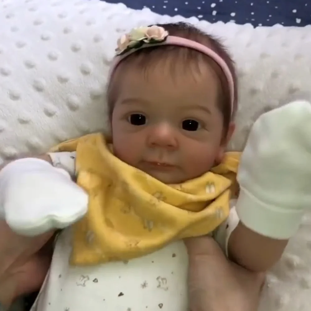 👍𝑻𝑶𝑷 𝑹𝑬𝑪𝑶𝑴𝑴𝑬𝑵𝑫🔥17'' Wanisa Realistic Cute Reborn Baby Dolls