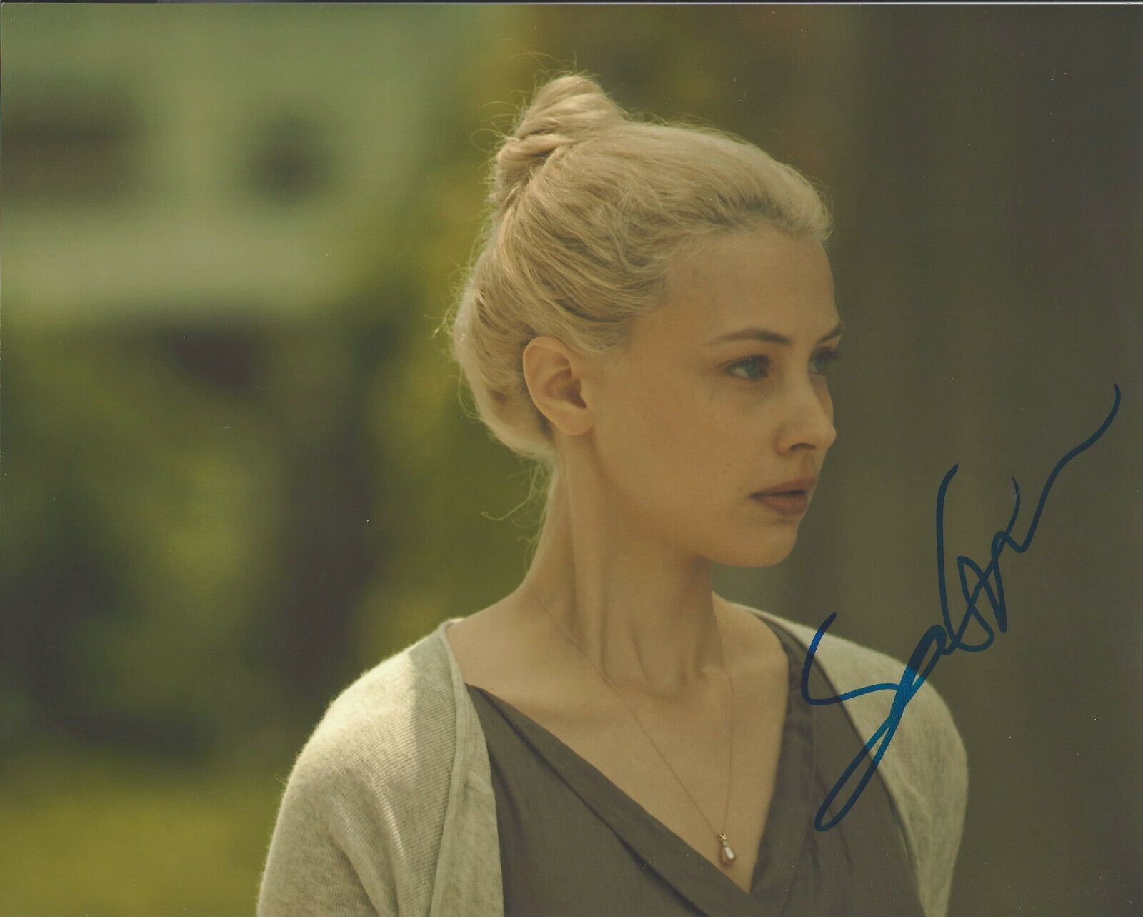 SARAH GADON SIGNED AUTHENTIC 'ENEMY' 8X10 Photo Poster painting COSMOPOLIS w/COA ACTRESS PROOF