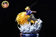 1/4 & 1/6 Scale Trunks vs Golden Frieza with LED - Dragon Ball Resin Statue - Uron Factory Studios [Pre-Order]-shopify