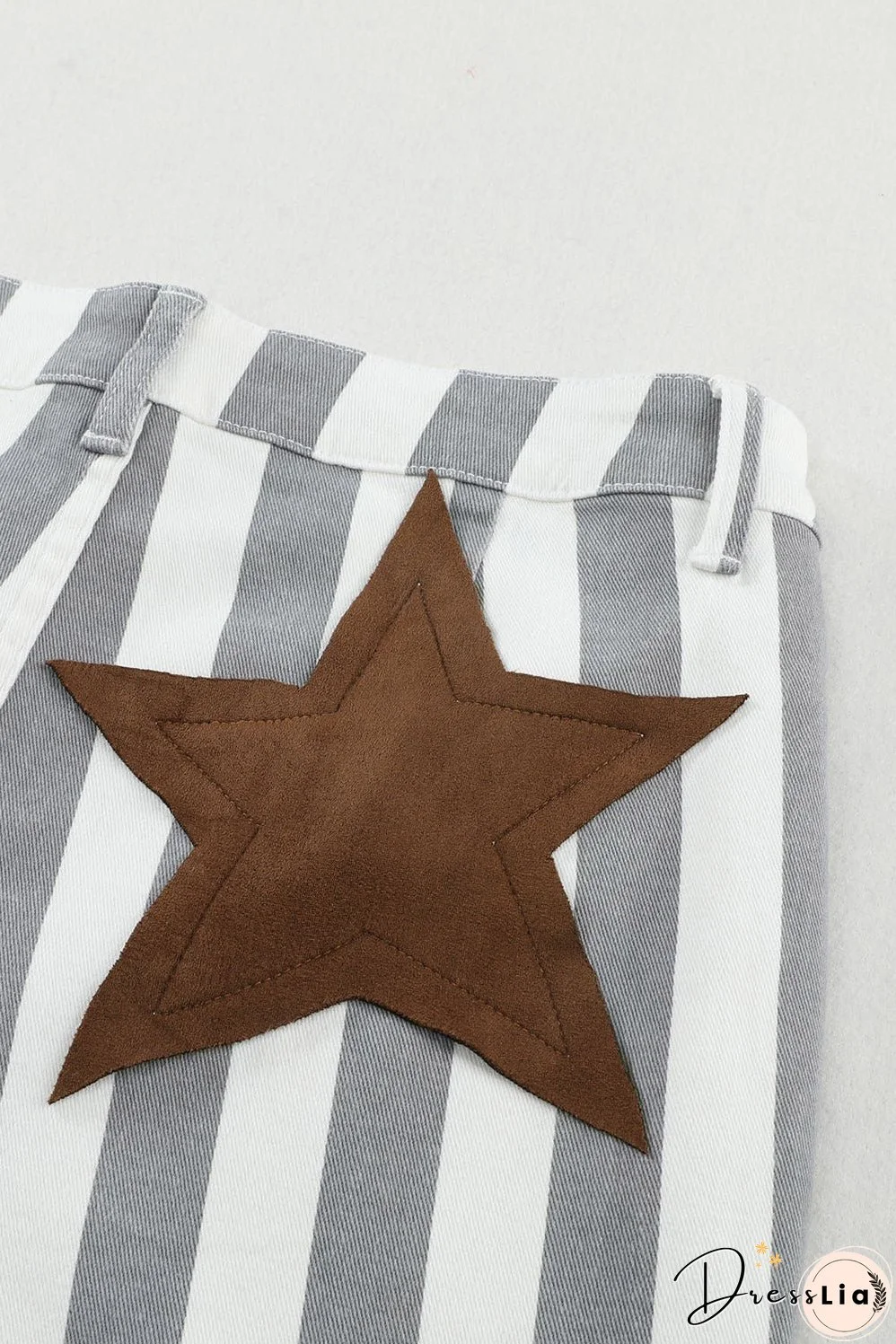 Star Embellished Western Flare Jeans