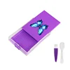 Multi-Section Diamond Painting Tray Kit 5D DIY Drills Plate with Spoon & Brush Set
