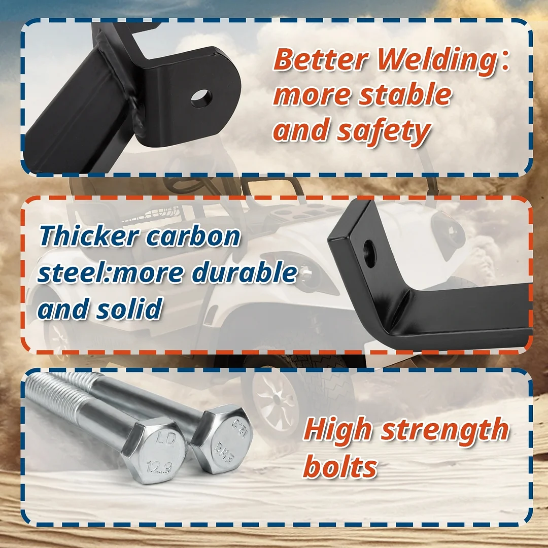 Garlaven For 2001.5-2022 EZGO Golf Cart Electric TXT 6inches Drop Axle Lift Kit