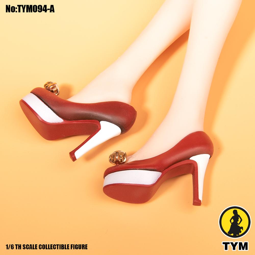 TYM094 1/6 Trendy diamond muffin shoes 12inch Female clothing accessories-aliexpress