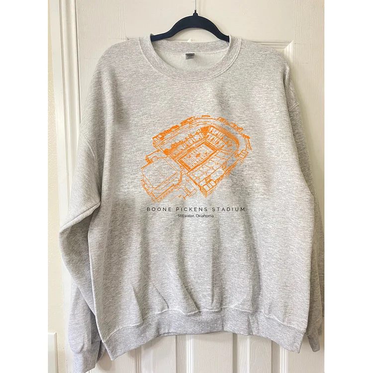 Oklahoma State Stadium Unisex Crewneck Sweatshirt