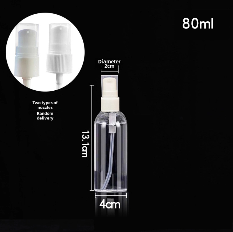 PET Lotion Cosmetic Bottle Toner Hand Sanitizer Bottled Travel Set Press Pump Transparent Facial Cleanser Bottle