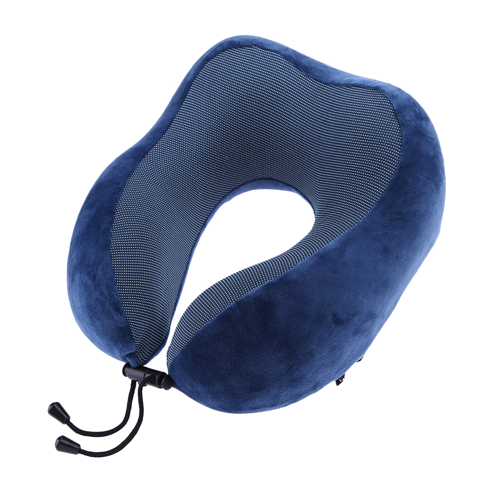 

HOMIEE Travel Pillow Neck Pillow Memory Foam with Builtin Pouch, 501 Original
