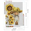 Diamond Painting -DIY Round Drill Sunflower Cowboy Kid