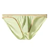 Men's Modal Briefs Ice Silk Low Rise Soft Bikini Brief  