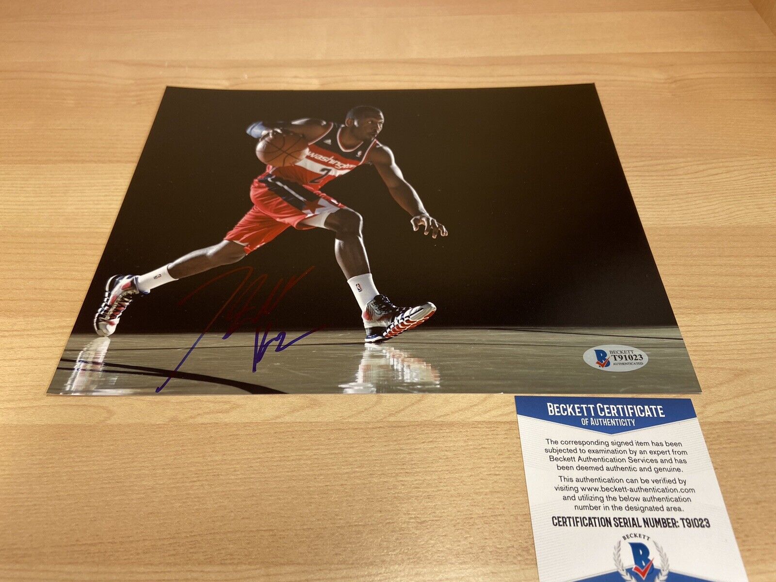 John Wall Washington Wizards Autographed Signed 8X10 Photo Poster painting Beckett COA