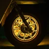 Motorcycle Electric Vehicle Wheel Modified Colored Lights Wireless Power Supply Led Wheel Lights
