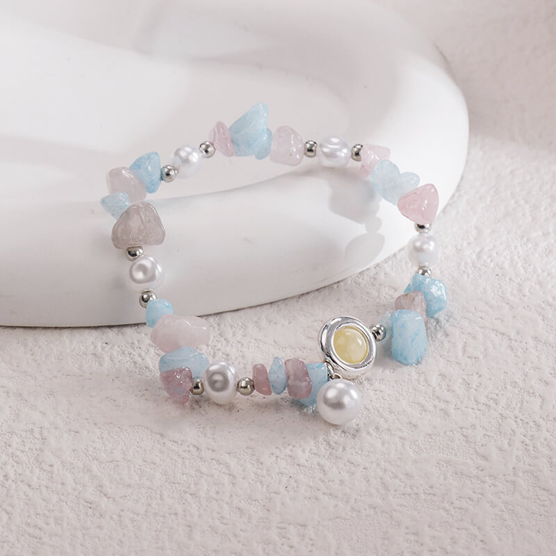 Natural Stone Pearl Bracelet