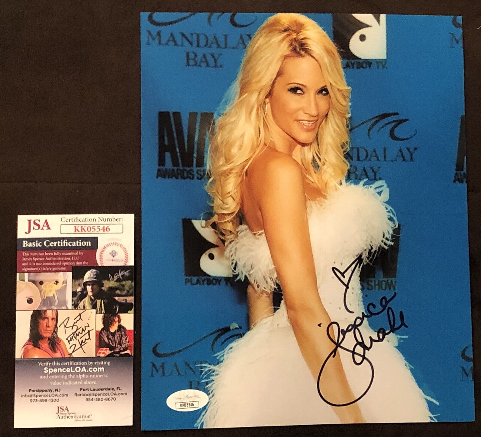 Jessica Drake Adult STAR Hand SIGNED 8X10 Photo Poster painting AUTOGRAPH Sexy Penthouse JSA COA