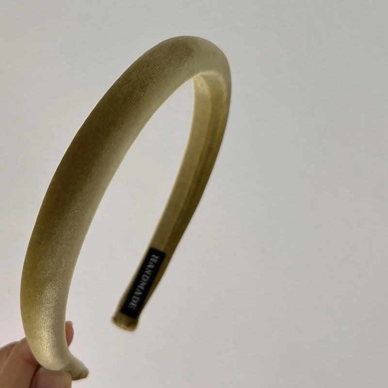 Women’s Minimalist Solid Color Cloth Handmade Hair Band