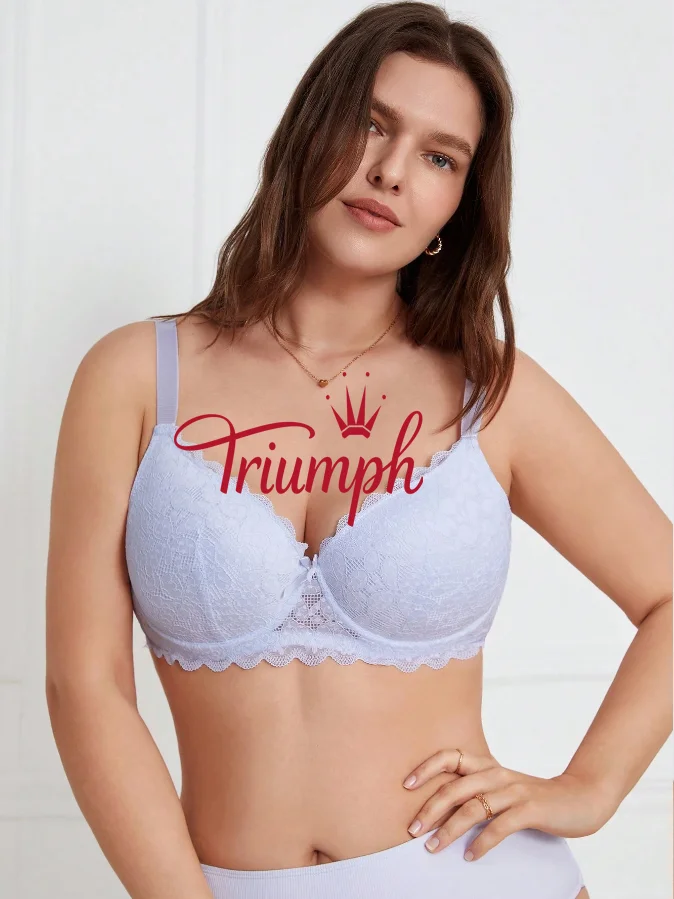 Triumph - (3 ks) čipkovan&aacute; podprsenka nadmernej veľkosti