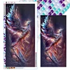 (US Only)Phoenix 5D DIY Full Drill Round Diamond Painting Kit Home Wall Decor 40x80cm