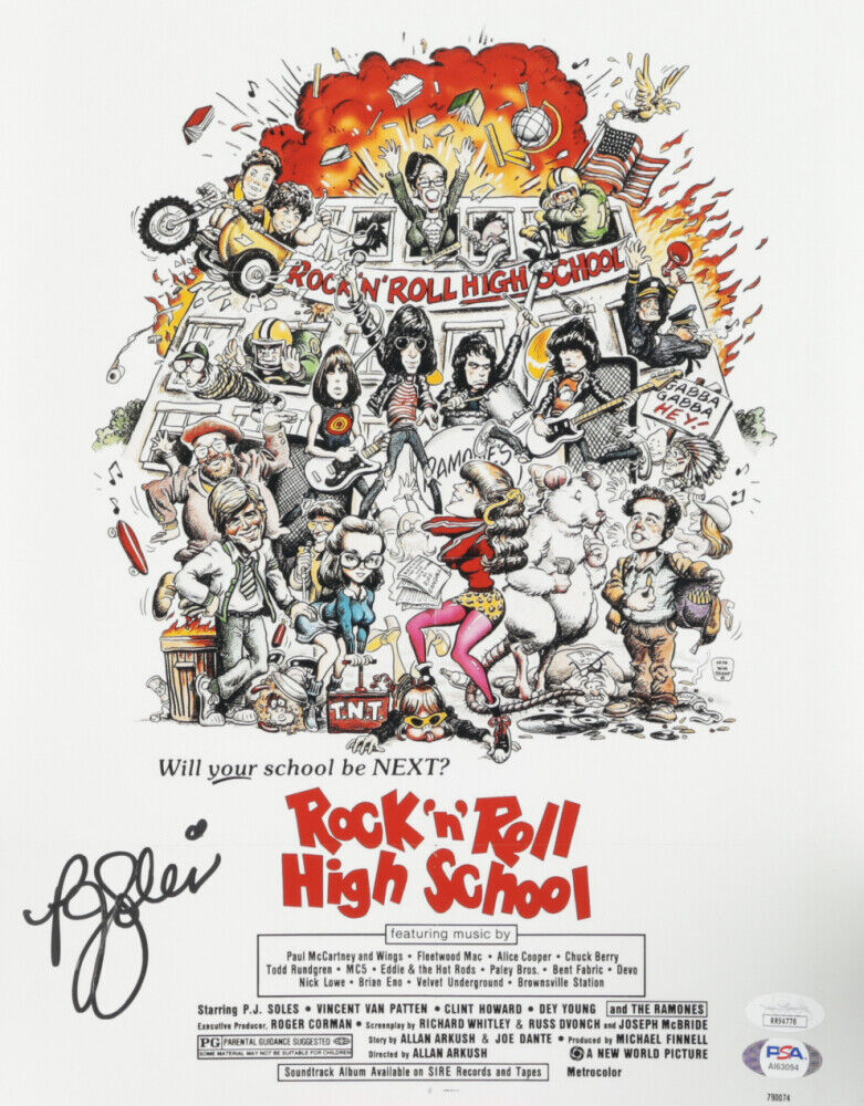 Rock n Roll High School P. J. Soles Signed 11x14 Movie Photo Poster painting Poster PSA JSA COA