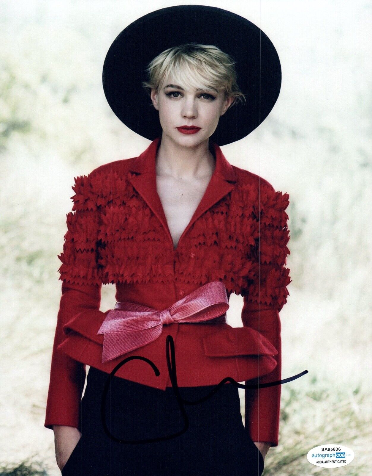 Carey Mulligan Signed Autographed 8x10 Photo Poster painting Promising Young Woman ACOA COA